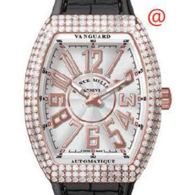 Franck Muller Vanguard Automatic Diamond Silver Dial Men's Watch V41satreld5nnr(blc5n) In Gray