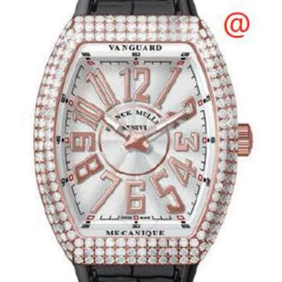 Franck Muller Vanguard Automatic Diamond Silver Dial Men's Watch V41sreld5nnr(blc5n) In Black