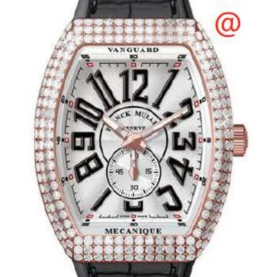 Franck Muller Vanguard Automatic Diamond Silver Dial Men's Watch V41ss6d5nnr(blcnr5n) In Gold