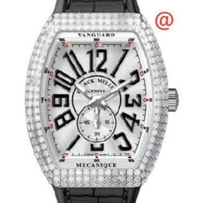 Franck Muller Vanguard Automatic Diamond Silver Dial Men's Watch V41ss6dacnr(blcnrac) In Metallic
