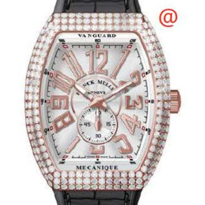 Franck Muller Vanguard Automatic Diamond Silver Dial Men's Watch V41ss6reld5nnr(blc5n) In Gold