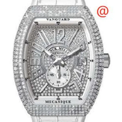 Franck Muller Vanguard Automatic Diamond Silver Dial Men's Watch V41ss6reldcdacbc(diamac) In Metallic