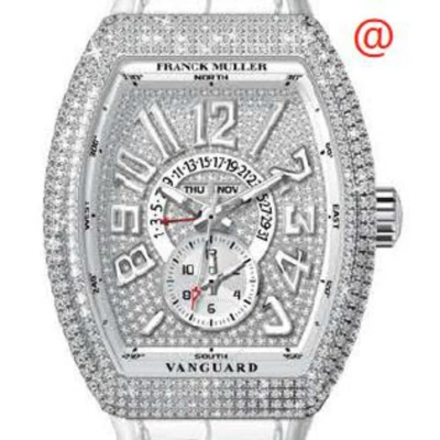 Franck Muller Vanguard Automatic Diamond Silver Dial Men's Watch V45mcmbdcdacbc(diamblcac) In Metallic
