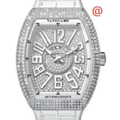Franck Muller Vanguard Automatic Diamond Silver Dial Men's Watch V45satdcdacbc(diamblcac) In Metallic