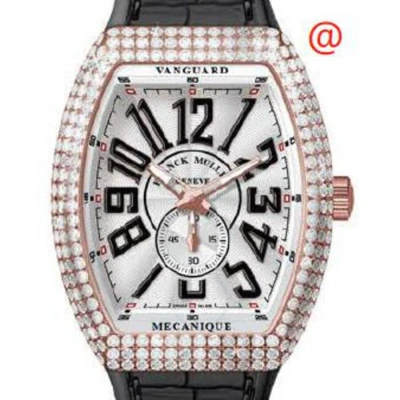 Franck Muller Vanguard Automatic Diamond Silver Dial Men's Watch V45ss6d5nnr(blcnr5n) In Metallic
