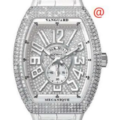 Franck Muller Vanguard Automatic Diamond Silver Dial Men's Watch V45ss6dcdacbc(diamblcac) In Neutral