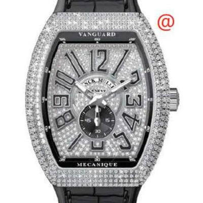 Franck Muller Vanguard Automatic Diamond Silver Dial Men's Watch V45ss6dcdacnr(diamnrac) In Black