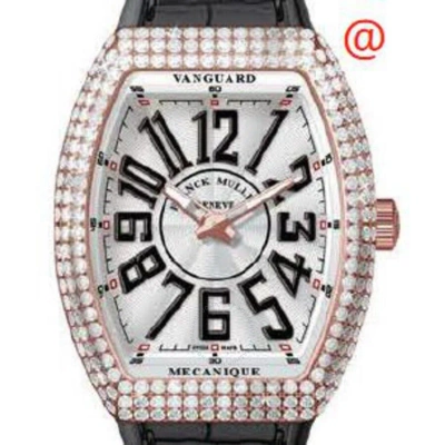 Franck Muller Vanguard Automatic Diamond White Dial Men's Watch V41sd5nnr(blcnr5n) In Gold