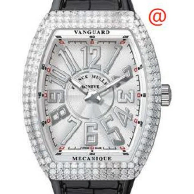 Franck Muller Vanguard Automatic Diamond White Dial Men's Watch V41sreldacnr(blcac) In Black