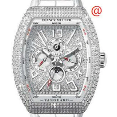 Franck Muller Vanguard Automatic Diamond White Dial Men's Watch V45qpdcdacbc(diamblcac)
