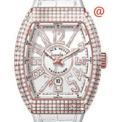 Franck Muller Vanguard Automatic Diamond White Dial Men's Watch V45scdtdnbrcd5nbc(blcdiam5n)