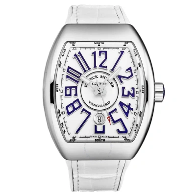 Franck Muller Vanguard Automatic White Dial Men's Watch 45scwhtwhtblu-4