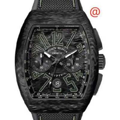 Franck Muller Vanguard Chronograph Automatic Black Dial Men's Watch V45ccdtkryptoncarbonve(carlumnrv