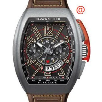 Franck Muller Vanguard Chronograph Automatic Black Dial Men's Watch V45ccdtlckttmcbn(nrnrsb) In Gray