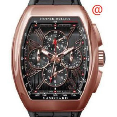 Franck Muller Vanguard Chronograph Automatic Black Dial Men's Watch V45ccmb5nnr(nrnr5n) In Brown