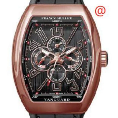 Franck Muller Vanguard Chronograph Automatic Black Dial Men's Watch V45qp5nnr(nrnr5n) In Brown