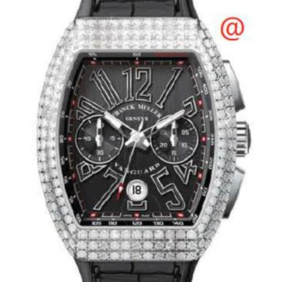 Franck Muller Vanguard Chronograph Automatic Diamond Black Dial Men's Watch V45ccdtdacnr(nrnrac)