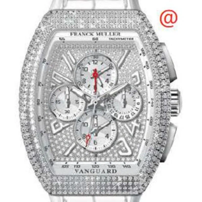 Franck Muller Vanguard Chronograph Automatic Diamond White Dial Men's Watch V45ccmbdcdacbc(diamblcac