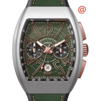 Franck Muller Vanguard Chronograph Automatic Green Dial Men's Watch V45ccdtcirvracmc5nbr(vrvr5nbr)