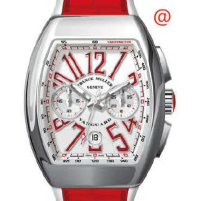 Franck Muller Vanguard Chronograph Automatic White Dial Men's Watch V45ccdtacrg(blcrgeac) In Red   / White