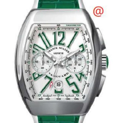 Franck Muller Vanguard Chronograph Automatic White Dial Men's Watch V45ccdtacvr(blcvrac) In Green