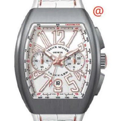 Franck Muller Vanguard Chronograph Automatic White Dial Men's Watch V45ccdtttbr5nbr(blcblc5nbr) In Gray