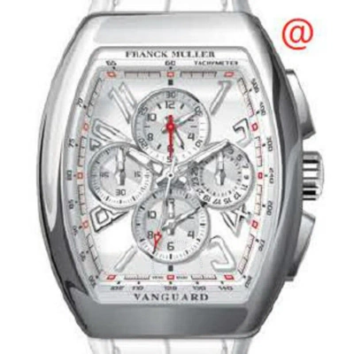 Franck Muller Vanguard Chronograph Automatic White Dial Men's Watch V45ccmbacbc(blcblcac) In Gold