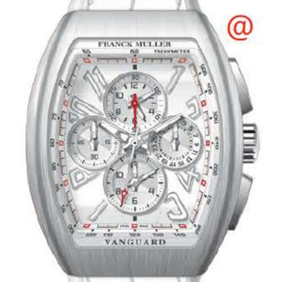 Franck Muller Vanguard Chronograph Automatic White Dial Men's Watch V45ccmbacbrbc(blcblcacbr) In Metallic