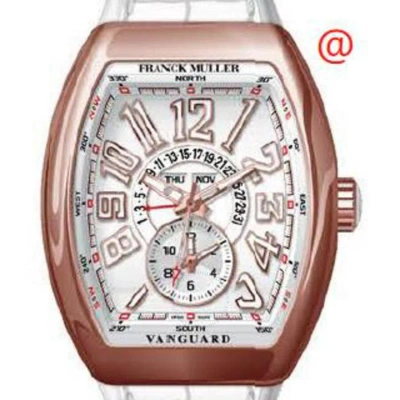 Franck Muller Vanguard Chronograph Automatic White Dial Men's Watch V45mcmb5nbc(blcblc5n) In Gold