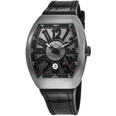 Franck Muller Vanguard Classical 41mm Black & Grey Dial Titanium Men's Watch V 41 Sc Dt Tt Br