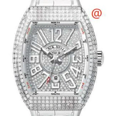 Franck Muller Vanguard Classical Automatic Diamond Silver Dial Men's Watch V45scdtdcdacbc(diamblcac) In Metallic