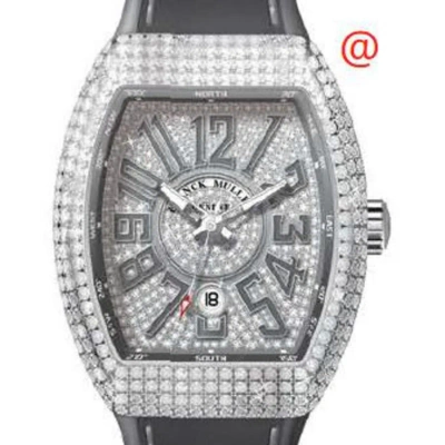 Franck Muller Vanguard Classical Automatic Diamond Silver Dial Men's Watch V45scdtdcdactt(diamttac) In Gray