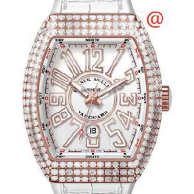 Franck Muller Vanguard Classical Automatic Diamond White Dial Men's Watch V45scdtd5nbc(blcblc5n) In Metallic