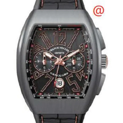 Franck Muller Vanguard Classical Chronograph Automatic Black Dial Men's Watch V41ccdtttbr5nbr(nrnr5n In Gray