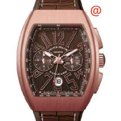 Franck Muller Vanguard Classical Chronograph Automatic Brown Dial Men's Watch V41ccdt5nbrbn(bnbn5nbr In Brown / Gold / Gold Tone / Rose / Rose Gold / Rose Gold Tone