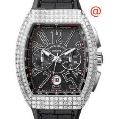 Franck Muller Vanguard Classical Chronograph Automatic Diamond Black Dial Men's Watch V41ccdtdacnr(n