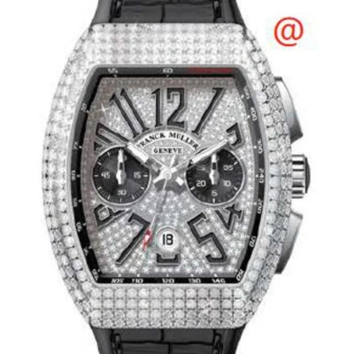 Franck Muller Vanguard Classical Chronograph Automatic Diamond Black Dial Men's Watch V45ccdtdcdacnr