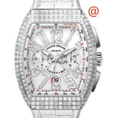 Franck Muller Vanguard Classical Chronograph Automatic Diamond White Dial Men's Watch V41ccdtdacbc(b