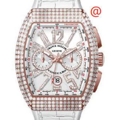 Franck Muller Vanguard Classical Chronograph Automatic Diamond White Dial Men's Watch V41ccdtdnbrcd5