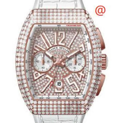 Franck Muller Vanguard Classical Chronograph Automatic Diamond White Dial Men's Watch V45ccdtdcd5nbc