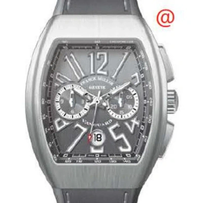 Franck Muller Vanguard Classical Chronograph Automatic Grey Dial Men's Watch V41ccdtacbrtt(ttblcacbr In Gray
