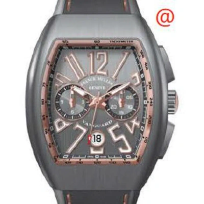 Franck Muller Vanguard Classical Chronograph Automatic Grey Dial Men's Watch V41ccdtttbr5n(ttblc5n) In Gray