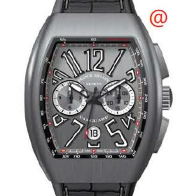 Franck Muller Vanguard Classical Chronograph Automatic Grey Dial Men's Watch V41ccdtttbrnr(ttblcnr) In Black