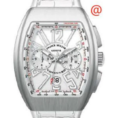 Franck Muller Vanguard Classical Chronograph Automatic White Dial Men's Watch V41ccdtacbrbc(blcblcac In Metallic