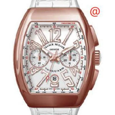 Franck Muller Vanguard Classical Chronograph Automatic White Dial Men's Watch V45ccdt5nbc(blcblc5n) In Brown