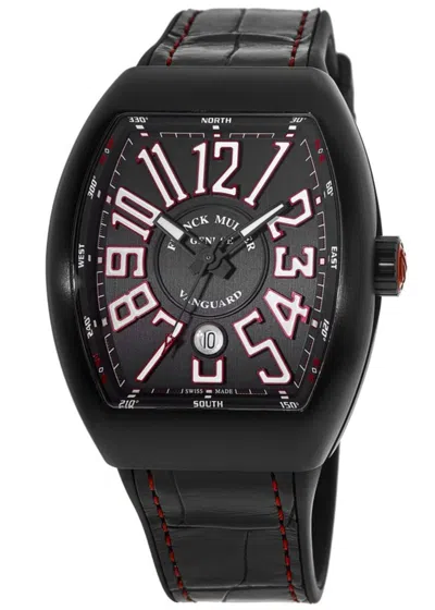 Franck Muller Vanguard Classical Titanium Black Dial Men's Watch V 45 Sc Dt Nr Br (er)