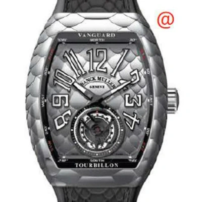 Franck Muller Vanguard Cobra Tourbillon Hand Wind Silver Dial Men's Watch V45tironcobraacnr(cobranib In Black