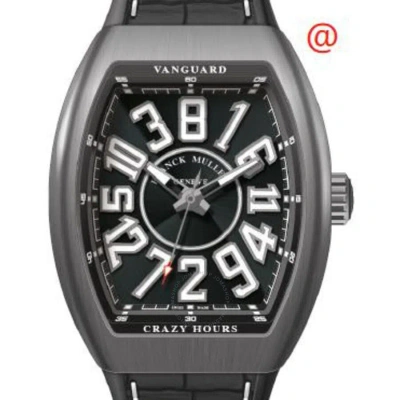 Franck Muller Vanguard Crazy Hours Automatic Black Dial Men's Watch V45chamericattbrnr(nrblcttbr) In Metallic