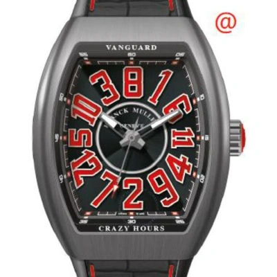 Franck Muller Vanguard Crazy Hours Automatic Black Dial Men's Watch V45chamericattbrnr(nrrgblc) In Gray