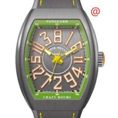 Franck Muller Vanguard Crazy Hours Automatic Black Dial Men's Watch V45chttbrve(ttblcor) In Gray